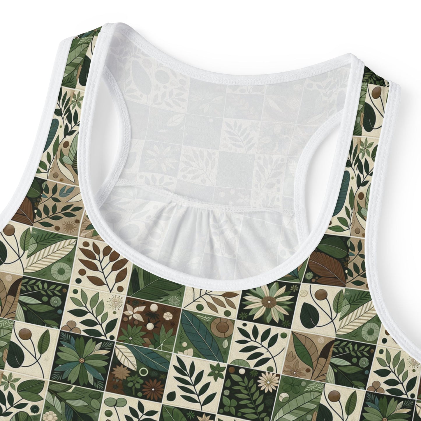 Streetwear Sustainability Environmentally Conscious Streetwear with a Natural Aesthetic Women's Tank Top - 8404 Design-57