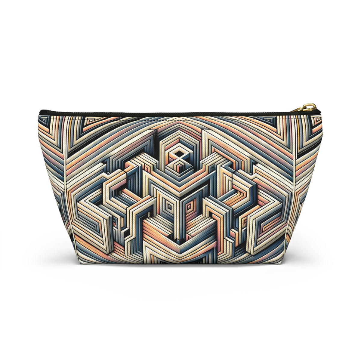 Tech Illusion Graphics Futuristic Artistry Accessory Pouch W T-bottom - 8404 Design-52