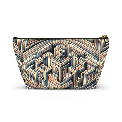 Tech Illusion Graphics Futuristic Artistry Accessory Pouch W T-bottom - 8404 Design-52