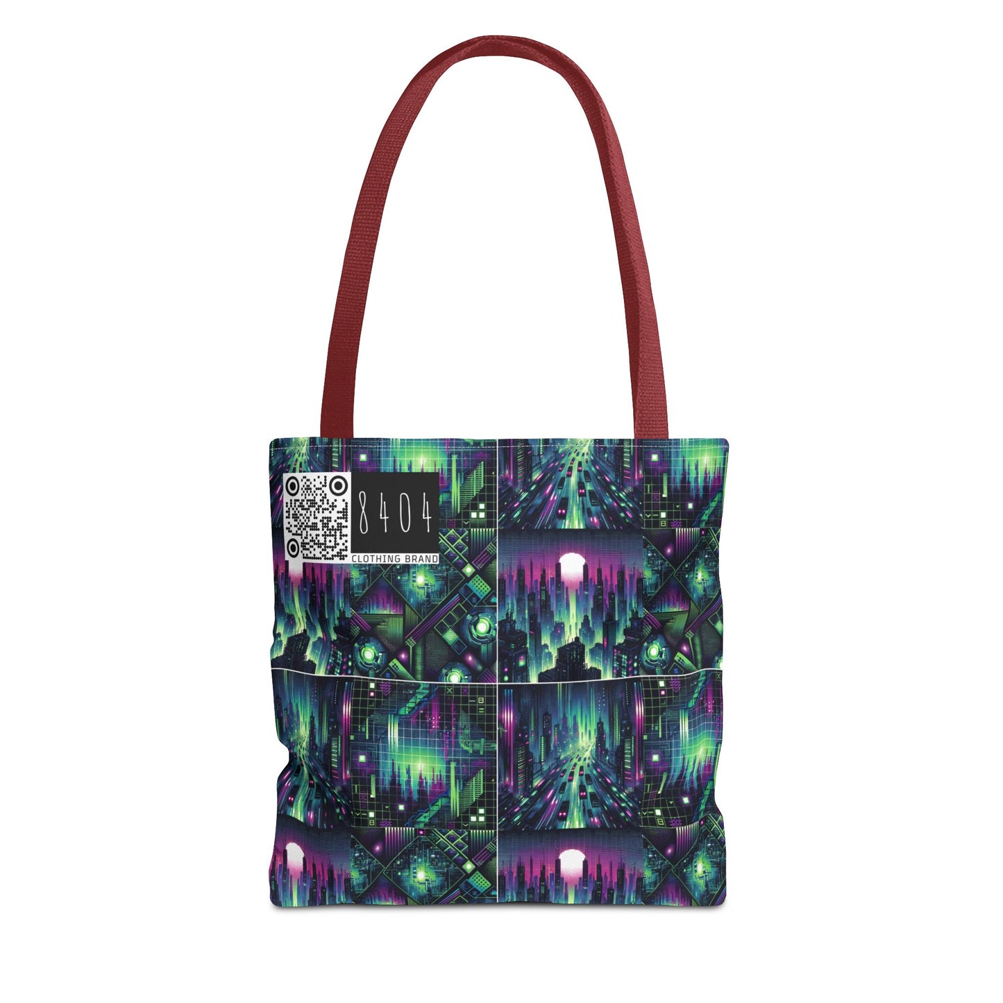 Tech Noir Aesthetics Tech-Forward Urban Dystopia Tote Bag - 8404 Design-54