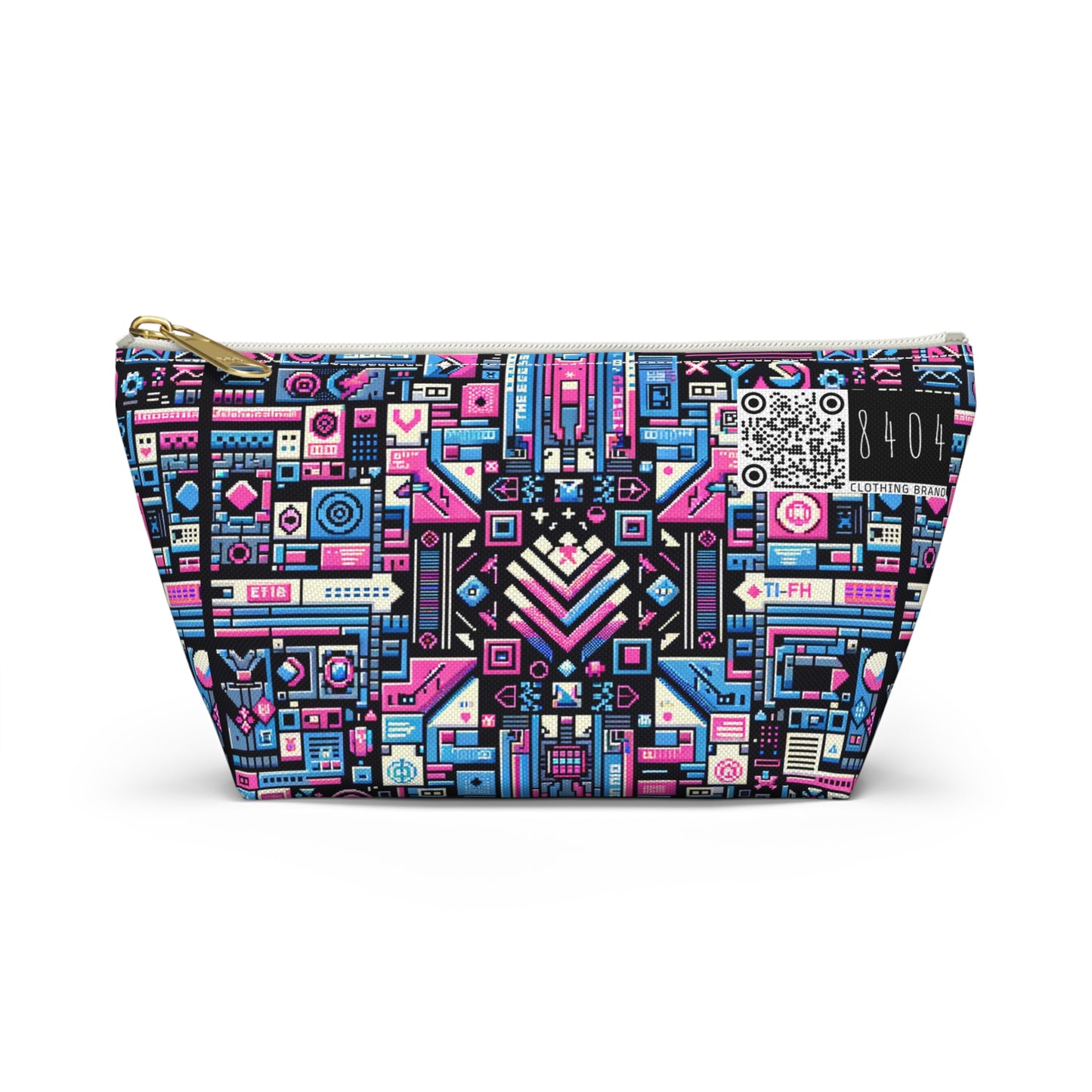 Digital Rebellion Youthful Streetwear with a Rebellious Digital Twist Accessory Pouch W T-bottom - 8404 Design-65