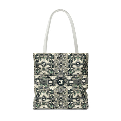 Cyber Garden Party Tech Garden Extravaganza Tote Bag - 8404 Design-54
