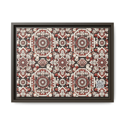 Neo Jomon Sculptural Aesthetics Artisanal Streetwear Matte Canvas, Framed (multi-Color) - 8404 Design-55 A