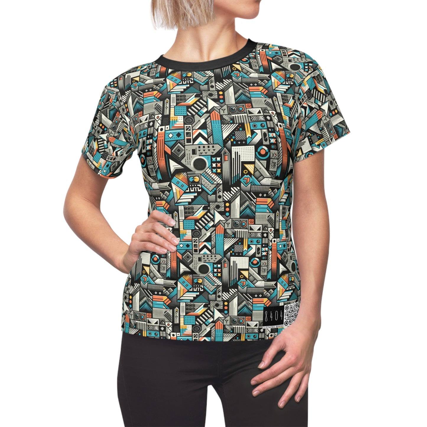 Digital Street Art Urban Street Style Women's Cut & Sew Tee - 8404 Design-81