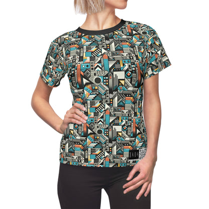 Digital Street Art Urban Street Style Women's Cut & Sew Tee - 8404 Design-81