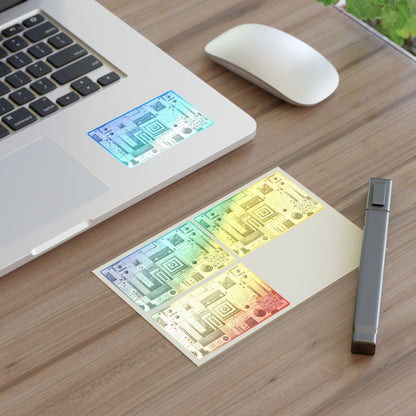 Tech Utility Chic Tech-Forward Minimalist Sticker Sheets - 8404 Design-54