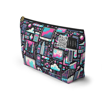 Digital Rebellion Youthful Streetwear with a Rebellious Digital Twist Accessory Pouch W T-bottom - 8404 Design-71