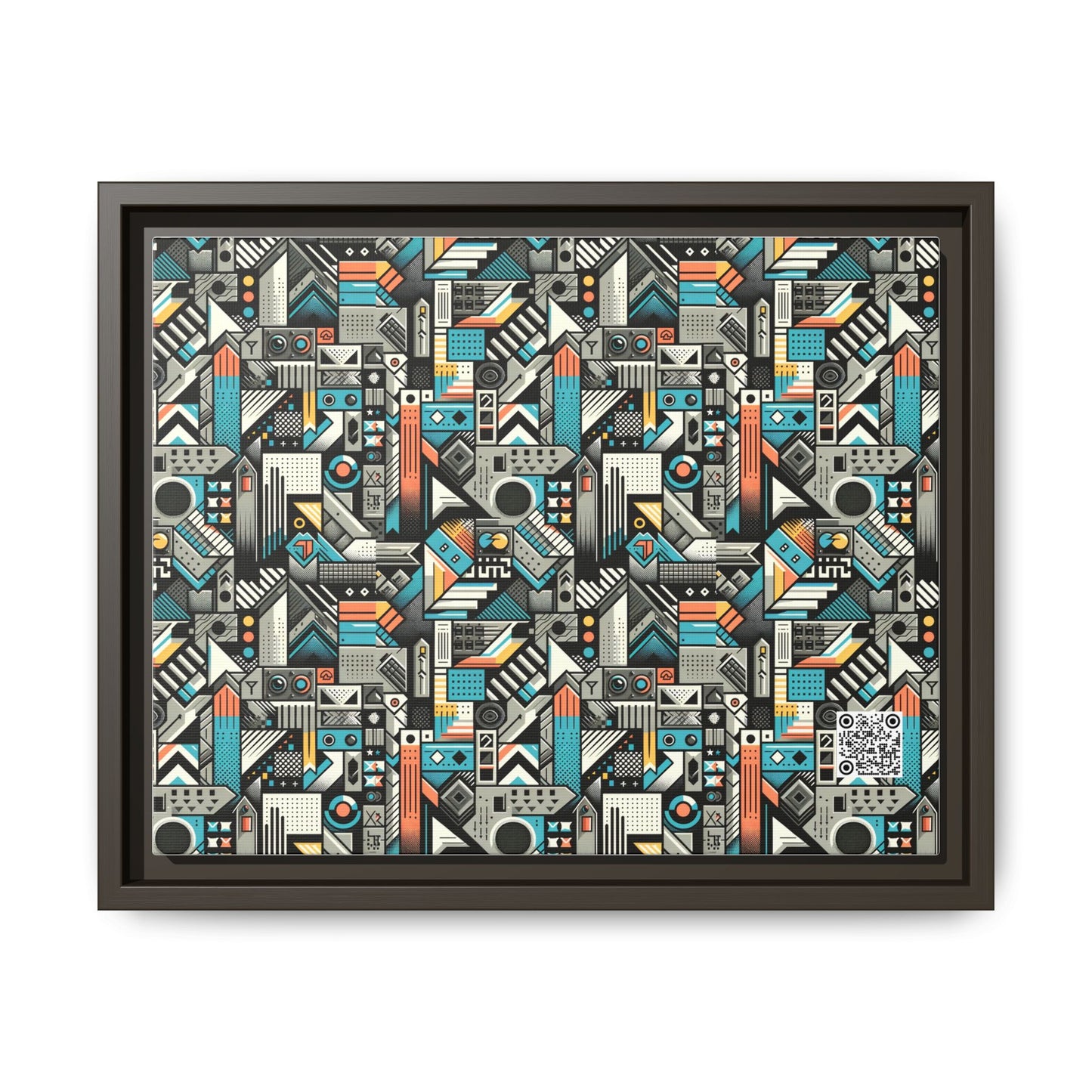 Digital Street Art Urban Street Style Matte Canvas, Framed (multi-color) - 8404 Design-81 A