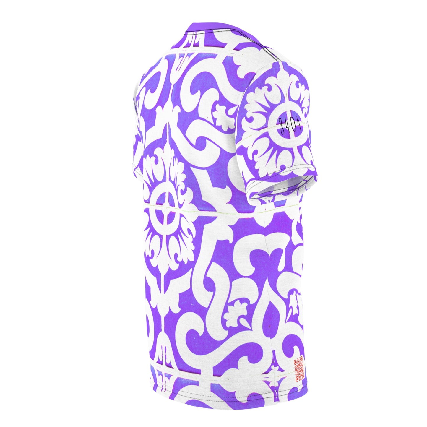 8404 Design Unisex Cut & Sew Tee - "pattern 6 Purple" - S/m/l/xl/2xl/3xl T-Shirt