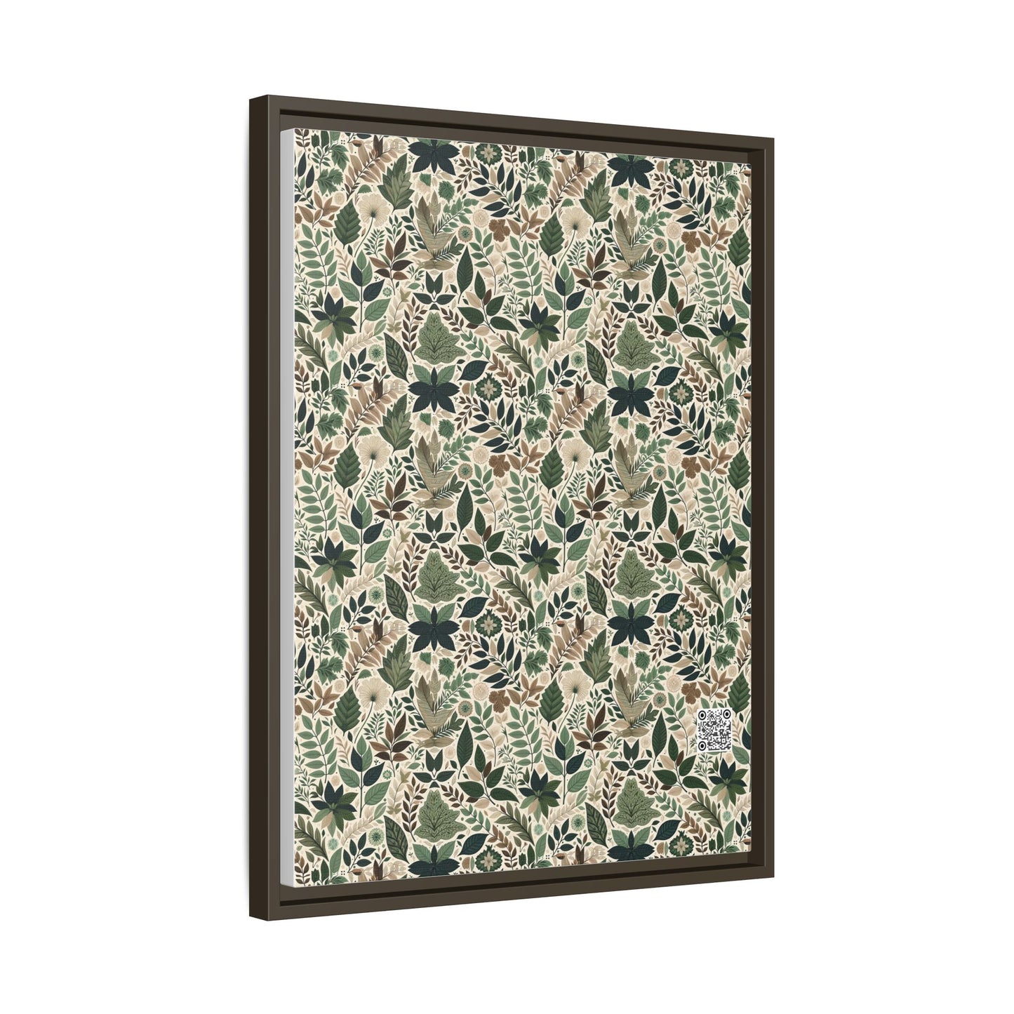 Streetwear Sustainability Environmentally Conscious Streetwear with a Natural Aesthetic Matte Canvas, Framed (multi-color) - 8404 Design-57 A