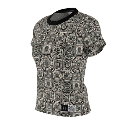 Cyber Garden Party Tech Garden Extravaganza Women's Cut & Sew Tee - 8404 Design-45