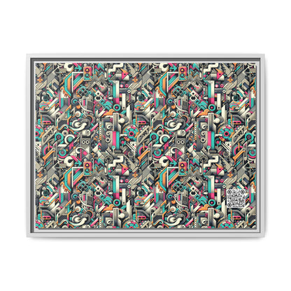 Digital Street Art Urban Street Style Matte Canvas, Framed (multi-color) - 8404 Design-74 A