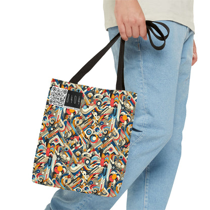 Abstract Graphic Art Modern Artistic Expression Tote Bag - 8404 Design-62