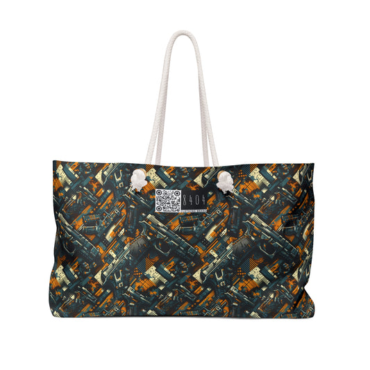 Digital Punk Futuristic Grunge Weekender Bag - 8404 Design-47