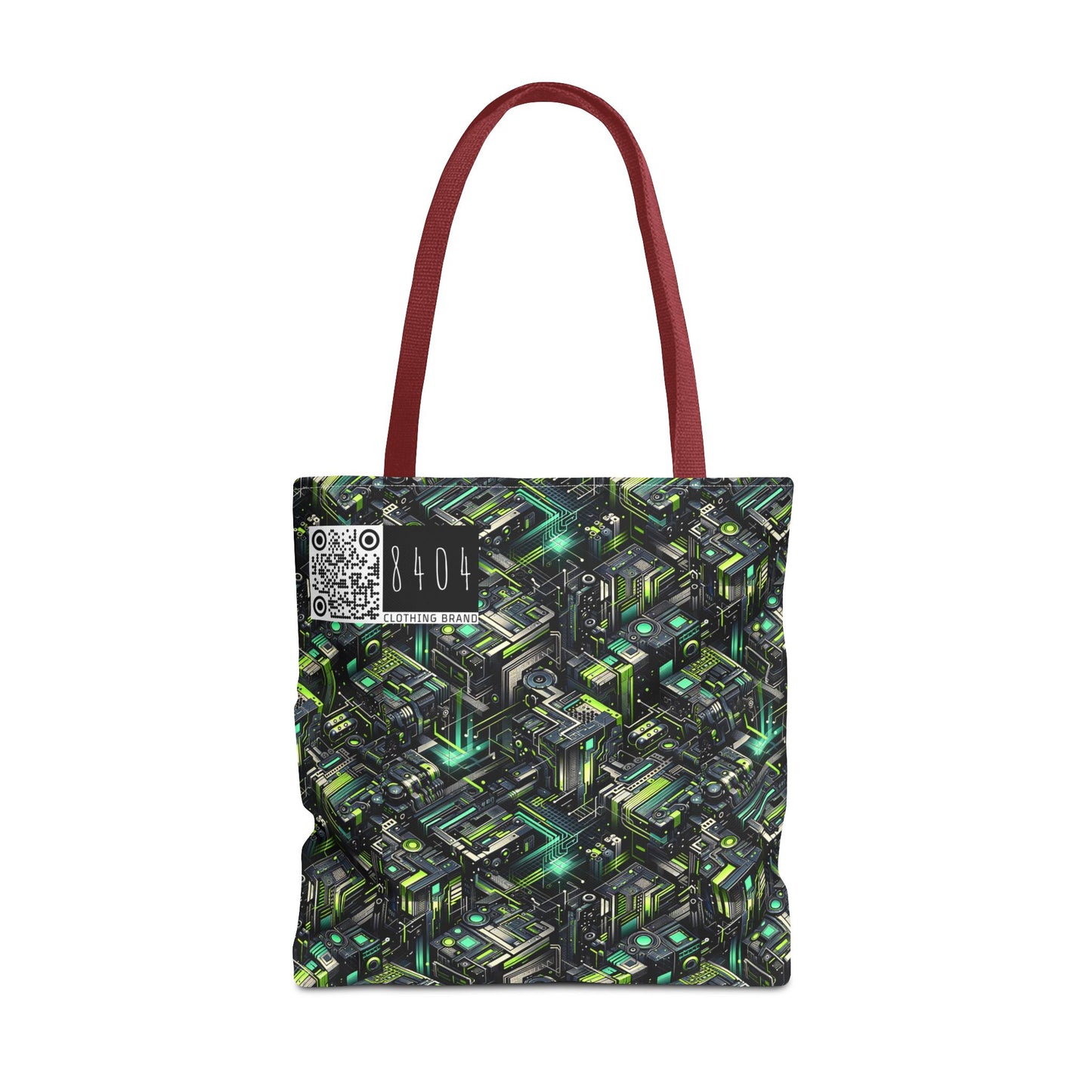 Tech-Infused Graphics Tech-Forward Streetwear Tote Bag - 8404 Design-47