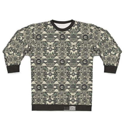 Cyber Garden Party Tech Garden Extravaganza Sweatshirt - 8404 Design-54