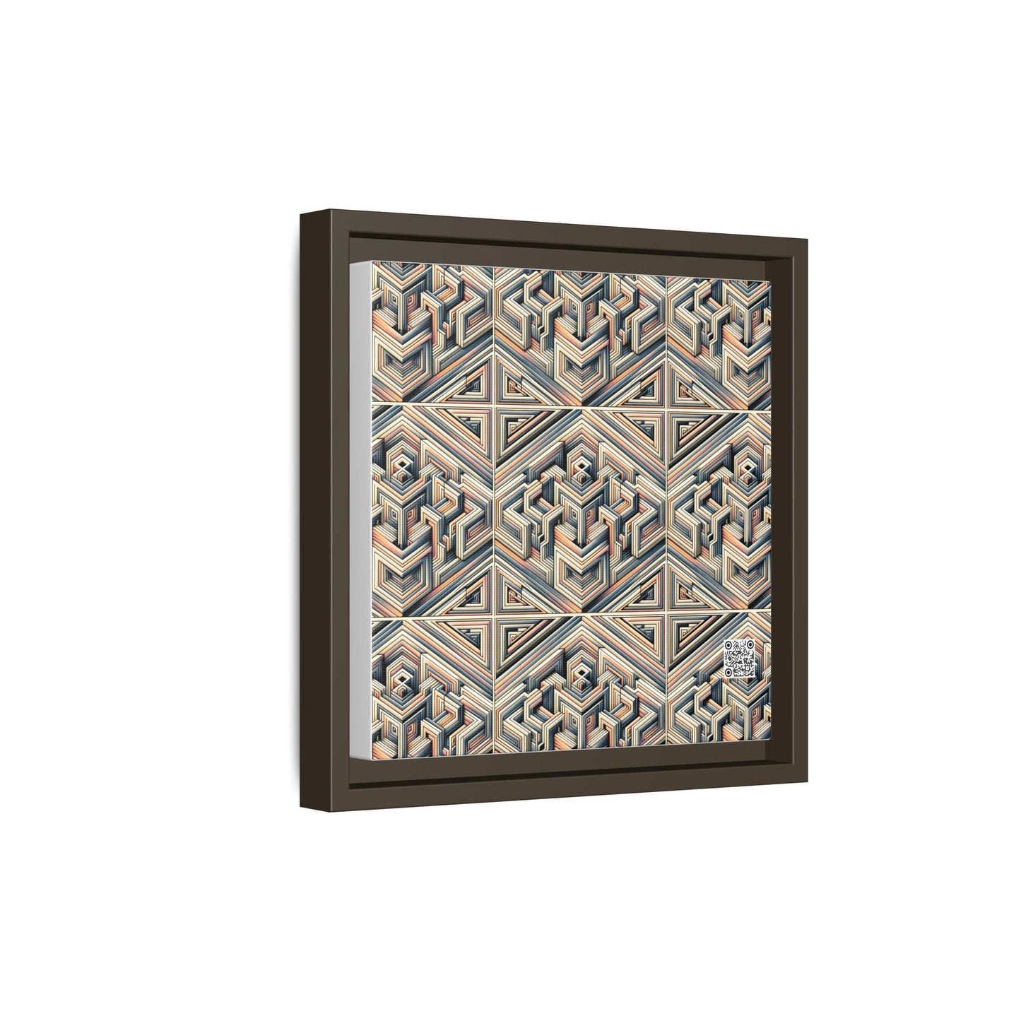 Tech Illusion Graphics Futuristic Artistry Matte Canvas, Framed (multi-color) - 8404 Design-52 B