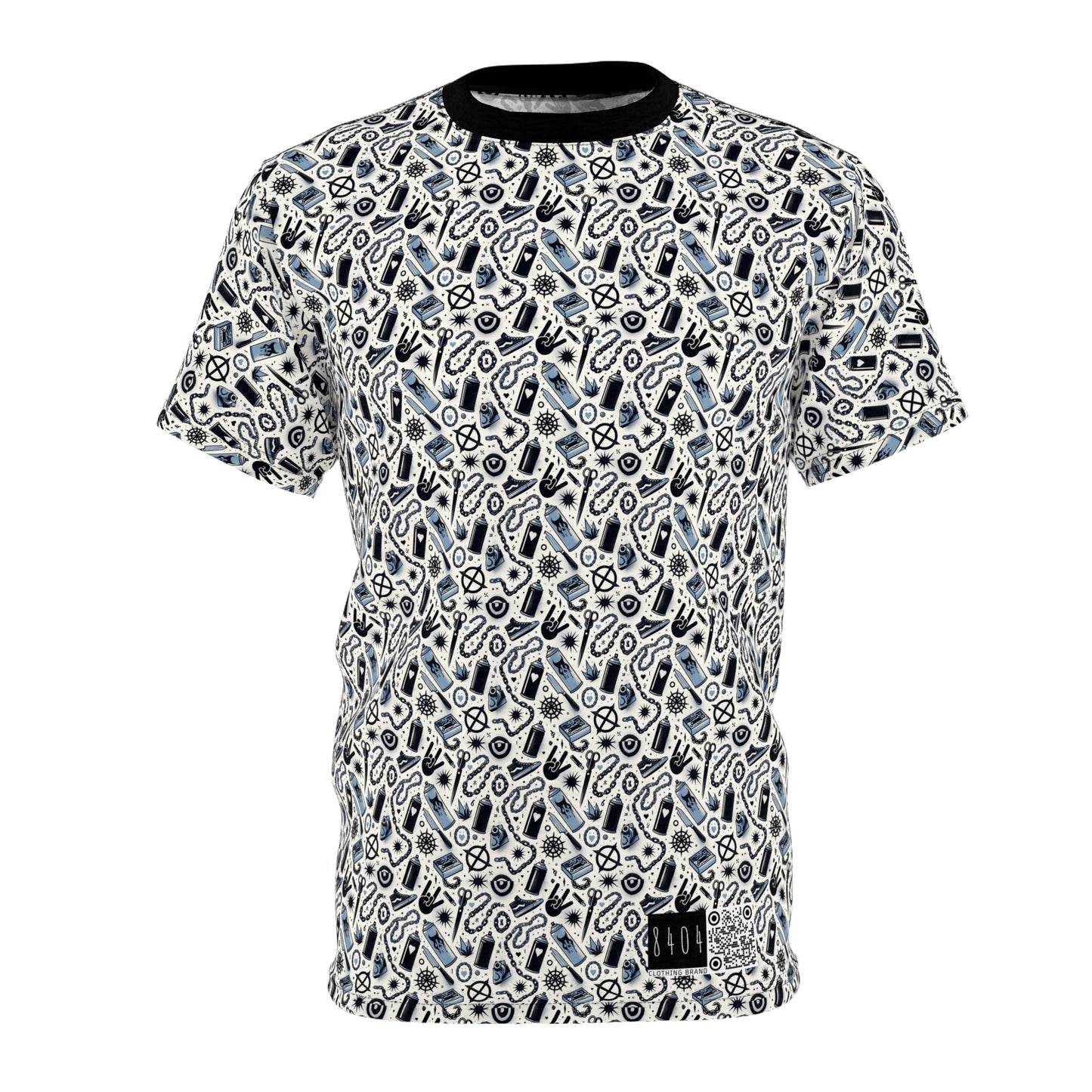 Cultural Rebellion Graphics Edgy and Rebellious With a Hint of Nostalgia Unisex Cut & Sew Tee - 8404 Design-57