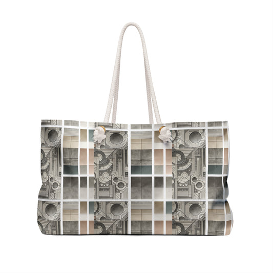 Tech Utility Chic Tech-Forward Minimalist Weekender Bag - 8404 Design-59