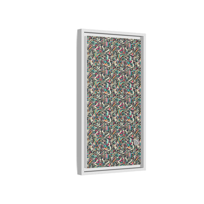 Digital Street Art Urban Street Style Matte Canvas, Framed (multi-color) - 8404 Design-74 B