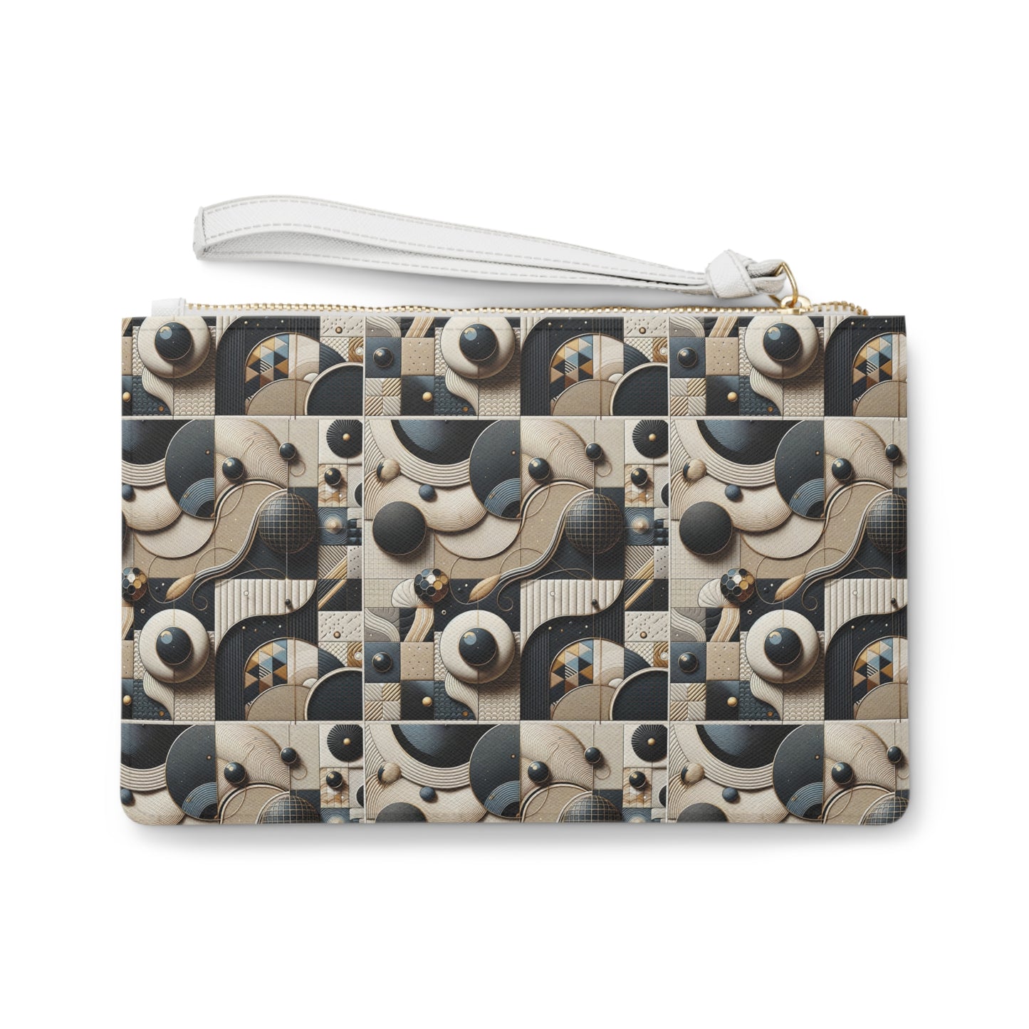 Tech-forward Luxe Streetwear Tech Luxe Fusion Clutch Bag - 8404 Design-71