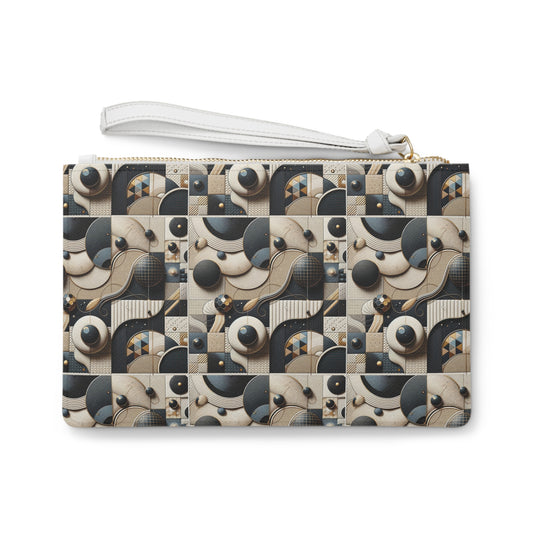 Tech-forward Luxe Streetwear Tech Luxe Fusion Clutch Bag - 8404 Design-71