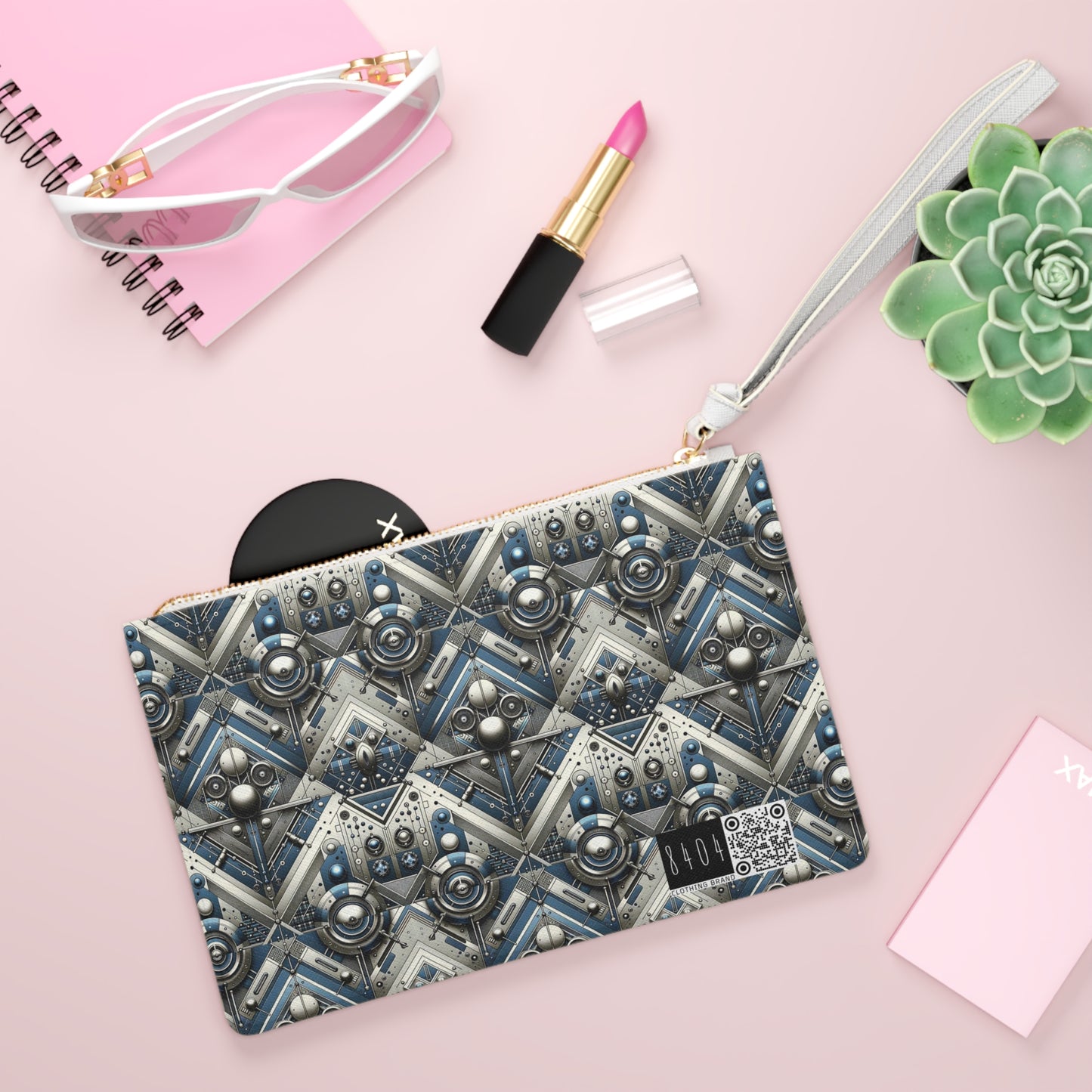 Tech Utility Fusion Tech-Forward Utility With a Futuristic Edge Clutch Bag - 8404 Design-63
