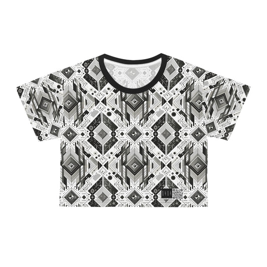 Digital Minimalism Minimalist Tech Crop Tee - 8404 Design-51