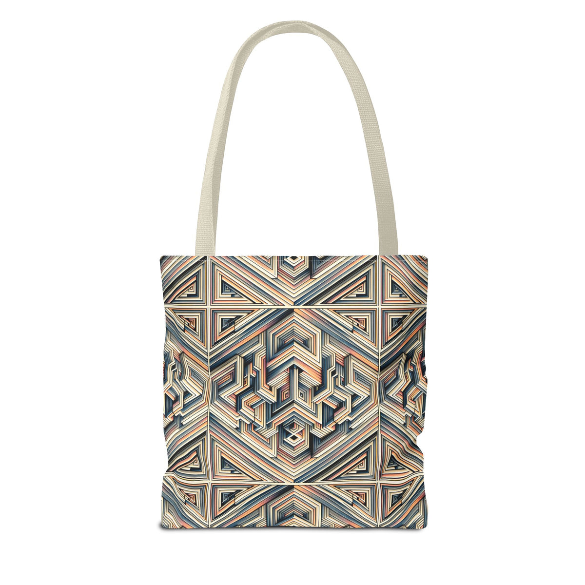 Tech Illusion Graphics Futuristic Artistry Tote Bag - 8404 Design-52