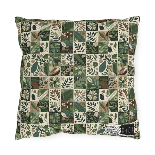 Streetwear Sustainability Environmentally Conscious Streetwear with a Natural Aesthetic Outdoor Pillow - 8404 Design-57