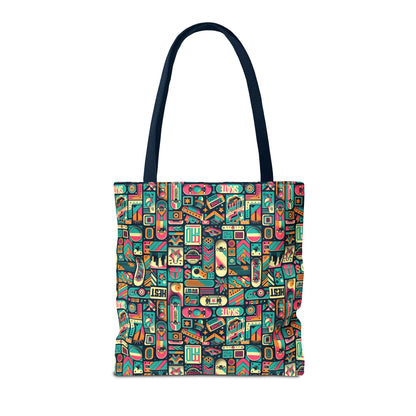 Skate Culture Revival Urban Retro Cool Tote Bag - 8404 Design-61