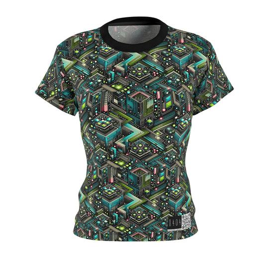Women's Cut & Sew Tee (aop) Future Tech