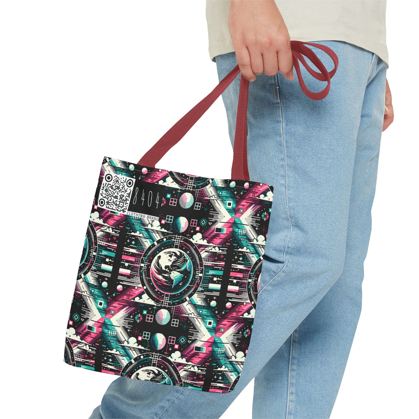 Digital Artistry Digital-native Streetwear Tote Bag - 8404 Design-62