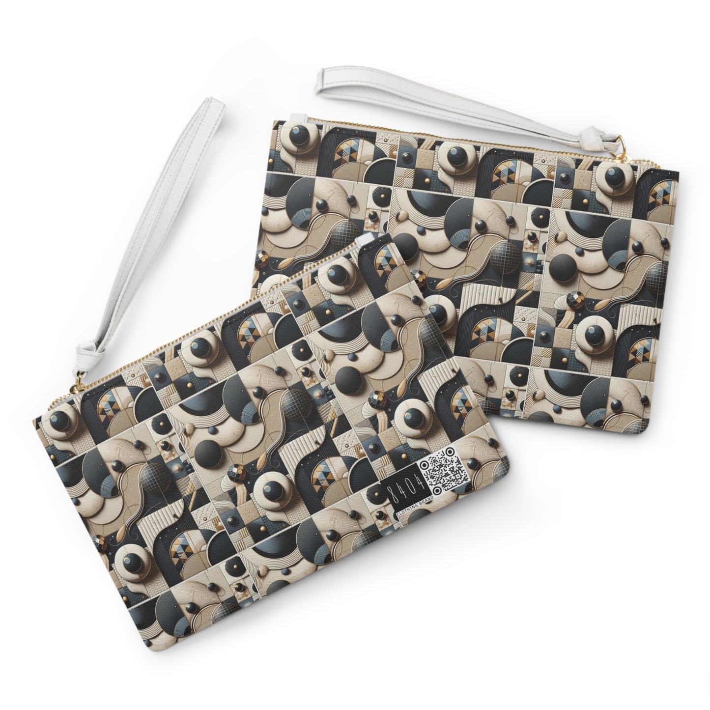 Tech-forward Luxe Streetwear Tech Luxe Fusion Clutch Bag - 8404 Design-71