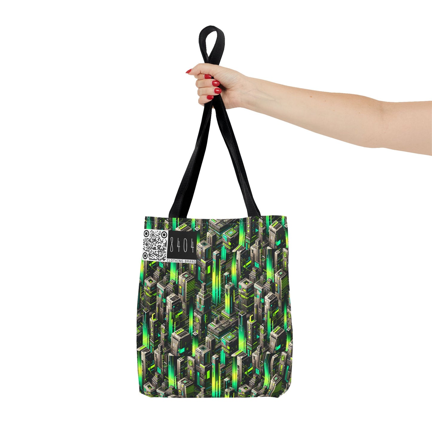 Digital Rebellion Tech-Forward Streetwear Tote Bag - 8404 Design-63