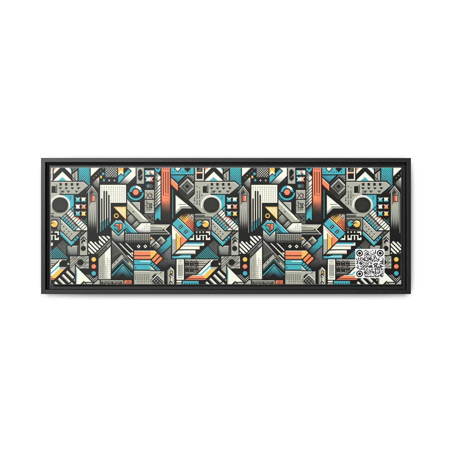Digital Street Art Urban Street Style Matte Canvas, Framed (multi-color) - 8404 Design-81 B