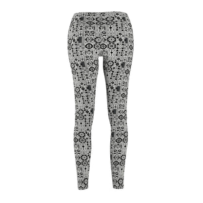 Digital Minimalism Minimalist Tech Women's Cut & Sew Casual Leggings - 8404 Design-55
