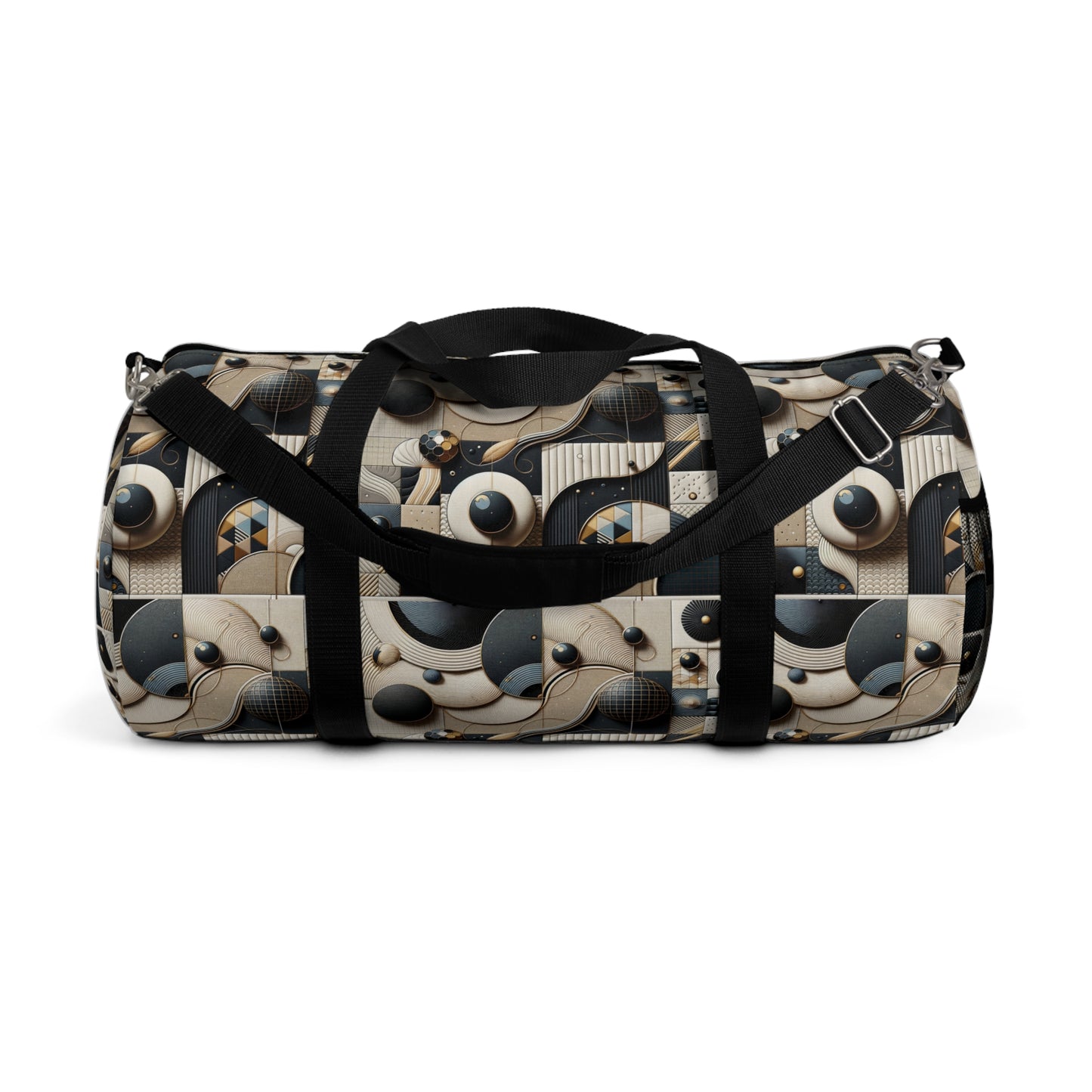 Tech-forward Luxe Streetwear Tech Luxe Fusion Duffel Bag - 8404 Design-71