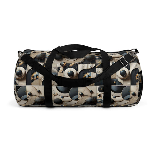 Tech-forward Luxe Streetwear Tech Luxe Fusion Duffel Bag - 8404 Design-71