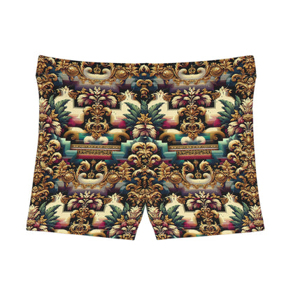 Digital Renaissance Modern Baroque Fusion Women's Shorts - 8404 Design-60