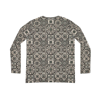Cyber Garden Party Tech Garden Extravaganza Women's Long Sleeve V-Neck Shirt - 8404 Design-45