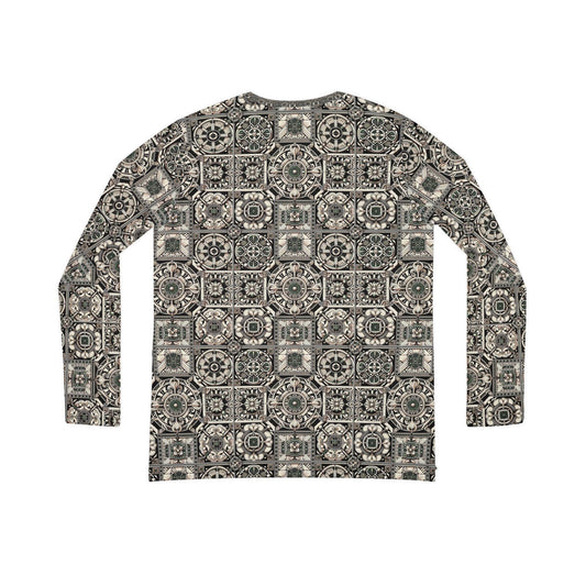 Cyber Garden Party Tech Garden Extravaganza Women's Long Sleeve V-Neck Shirt - 8404 Design-45
