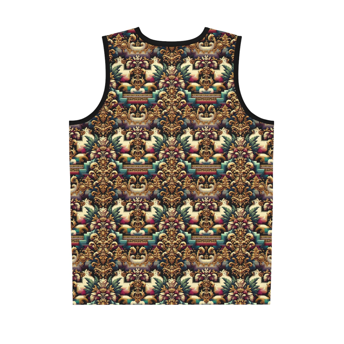 Digital Renaissance Modern Baroque Fusion Basketball Jersey - 8404 Design-60