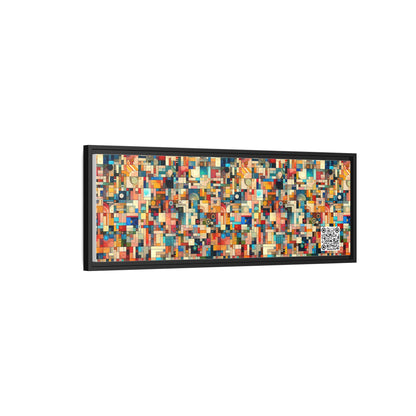 Digital Artistic Expression Artistic Streetwear Matte Canvas, Framed (multi-Color) - 8404 Design-46 B