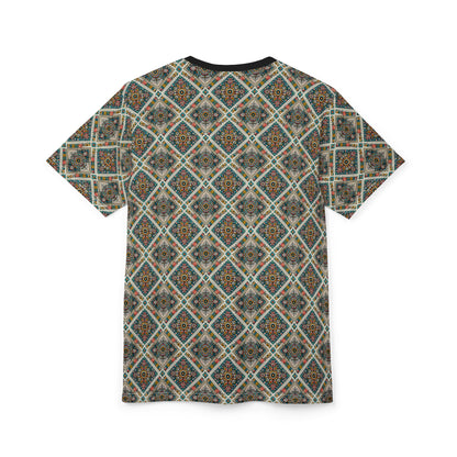 Cultural Fusion Tech Blend of Cultural Heritage With Tech-Inspired Elements Unisex Cut & Sew Tee - 8404 Design-64