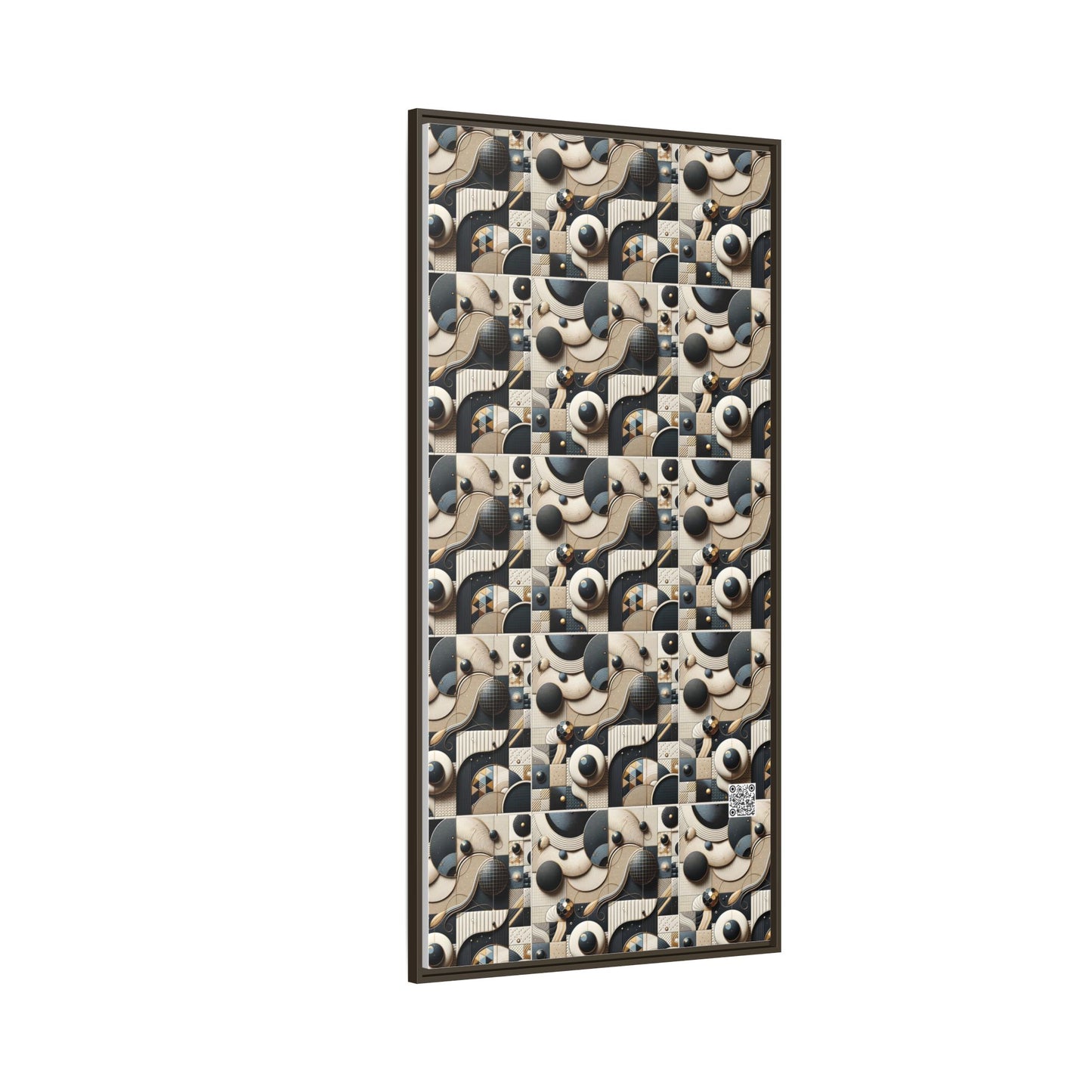 Tech-forward Luxe Streetwear Tech Luxe Fusion Matte Canvas, Framed (multi-color) - 8404 Design-71 B