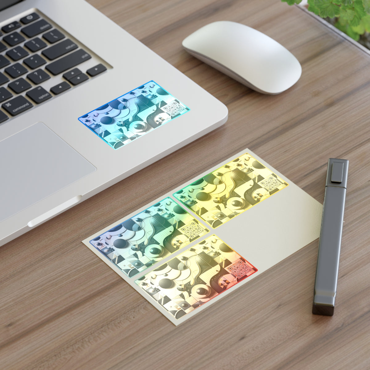 Tech-forward Luxe Streetwear Tech Luxe Fusion Sticker Sheet - 8404 Design-71