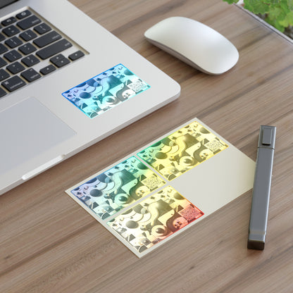 Tech-forward Luxe Streetwear Tech Luxe Fusion Sticker Sheet - 8404 Design-71