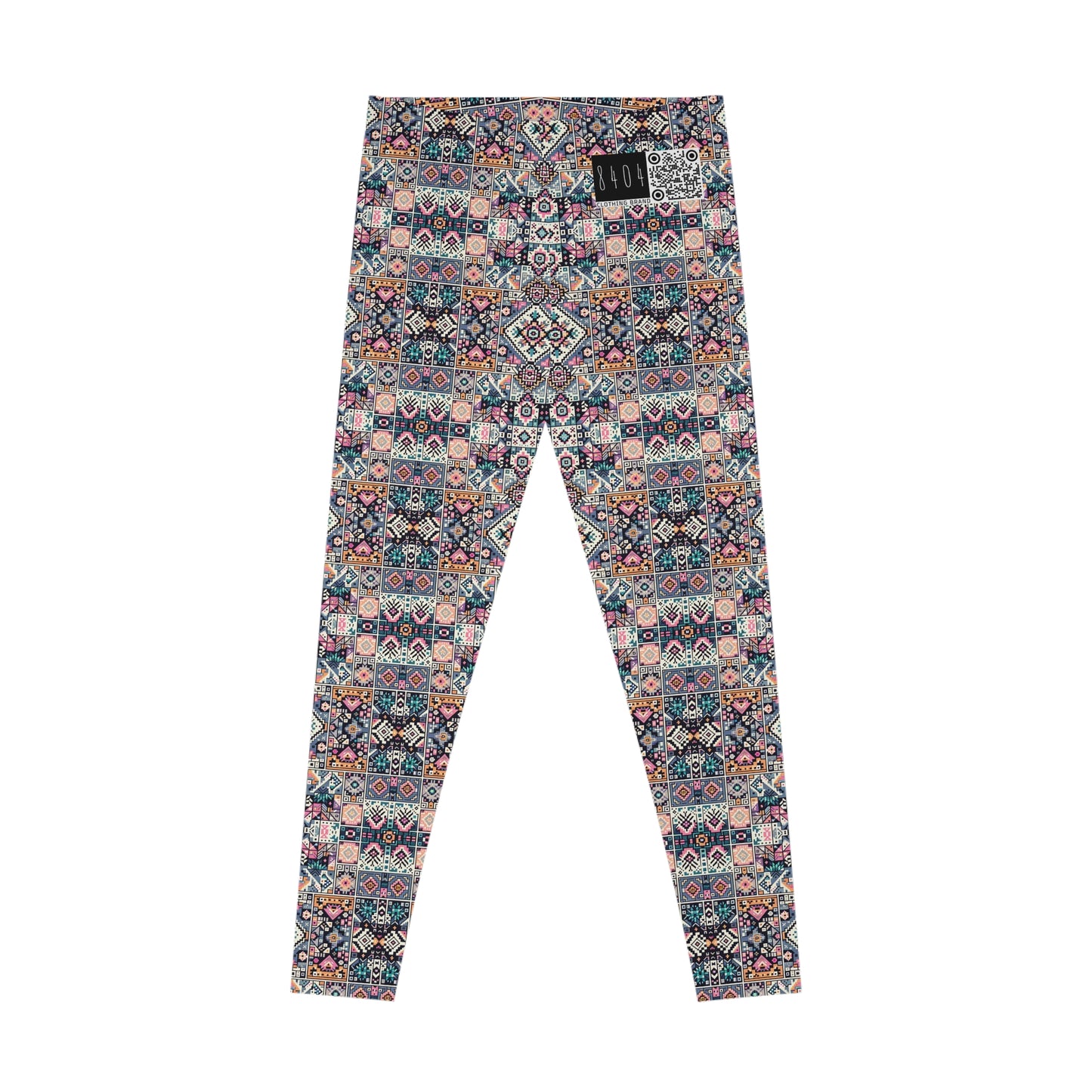 Digital Artisanal Fusion Digital Artisanal Stretch Leggings - 8404 Design-65