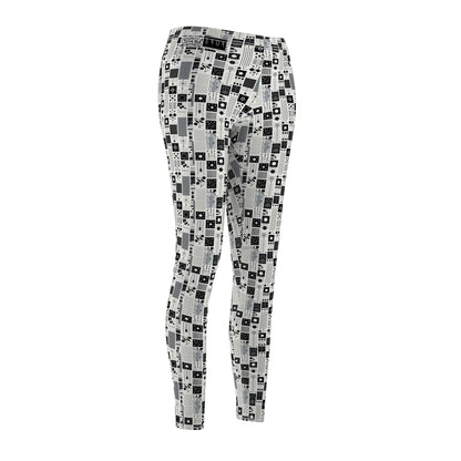 Digital Minimalism Minimalist Tech Women's Cut & Sew Casual Leggings - 8404 Design-54